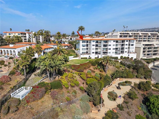 411 Avenida Granada Unit 4F, San Clemente, CA 92672 - aerial view of property and surrounding area featuring apartment complex
