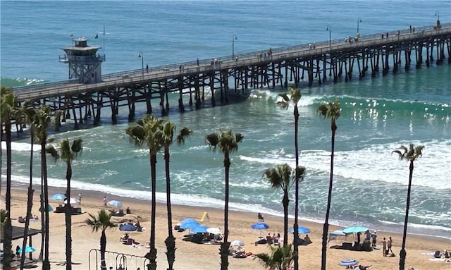 411 Avenida Granada Unit 4F, San Clemente, CA 92672 - water view with a pier