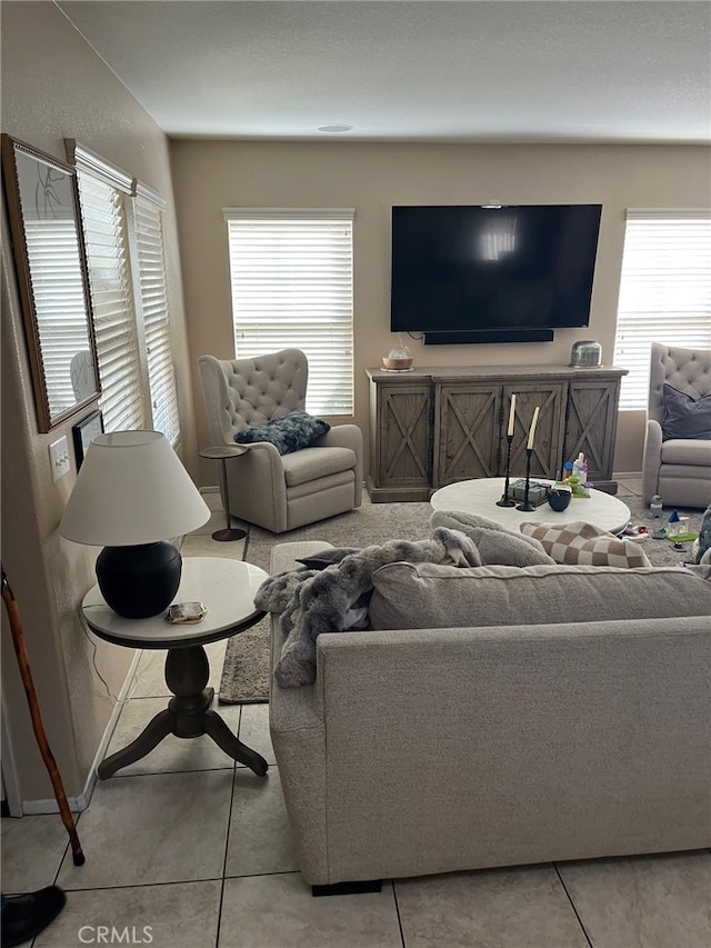 11433 Mountain View Dr Unit 62, Rancho Cucamonga, CA 91730 - living room featuring light tile patterned floors