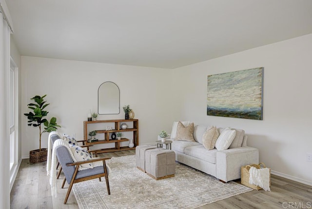 3168 Via Vis Unit B, Laguna Woods, CA 92637 - living area with light wood-style floors and baseboards