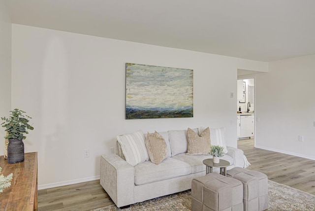 3168 Via Vis Unit B, Laguna Woods, CA 92637 - living room featuring light wood-type flooring