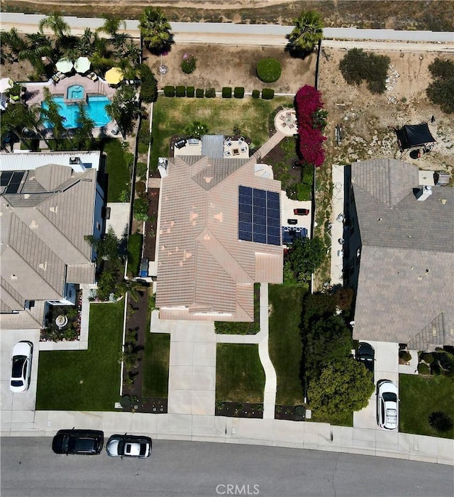 drone / aerial view