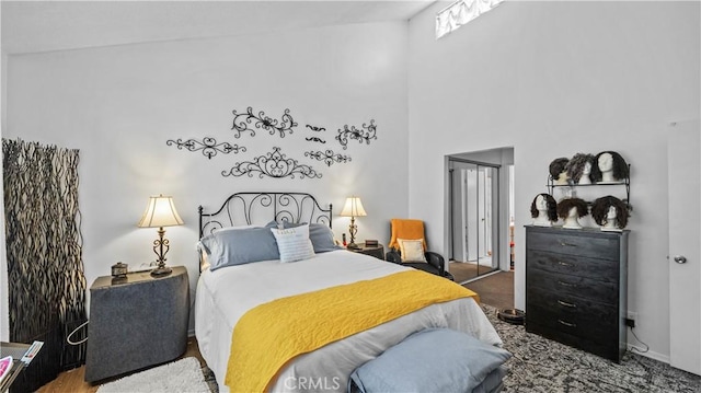 bedroom featuring carpet flooring