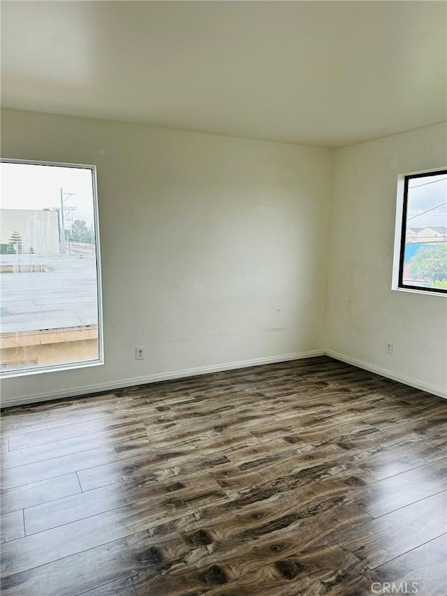 850W 157th Unit 6, Gardena, CA 90247 - empty room featuring baseboards and dark wood-style floors