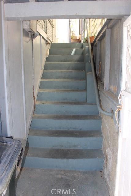 view of stairs
