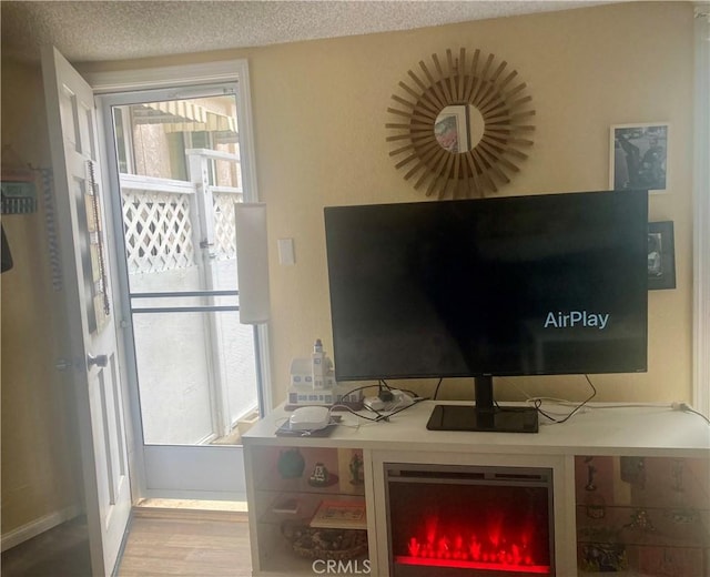 interior details featuring wood finished floors