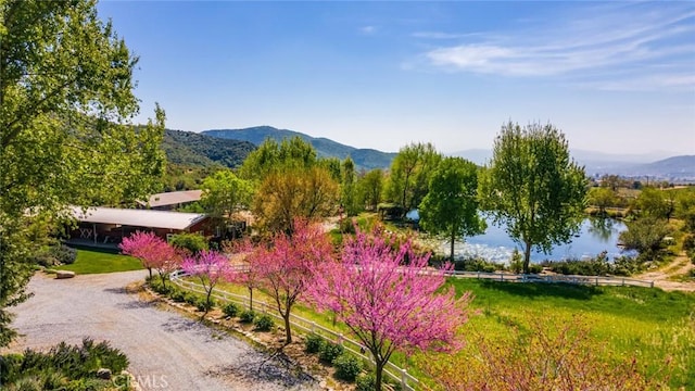 37547 Oak Glen Rd, Oak Glen, CA 92399 - view of community featuring a mountain view and fence