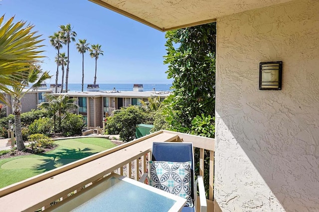 999 N Pacific St Unit E108, Oceanside, CA 92054 - balcony featuring a water view