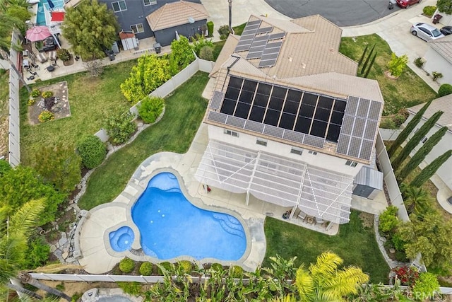 bird's eye view