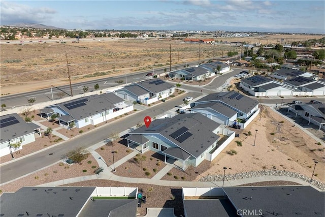 bird's eye view featuring a residential view