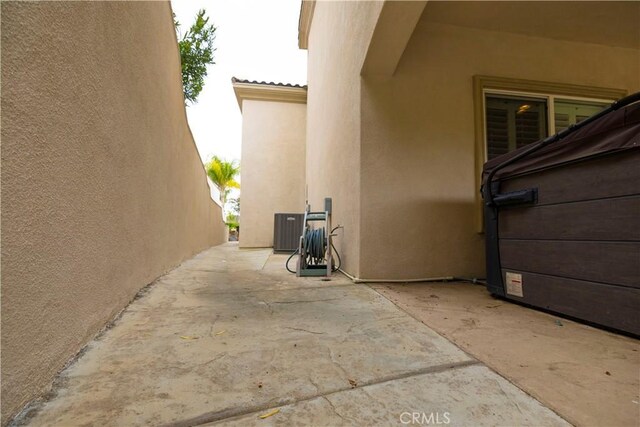 29515 Longhorn Dr, Canyon Lake, CA 92587 - view of property exterior with stucco siding and a patio area
