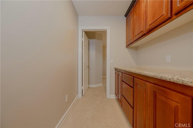 29515 Longhorn Dr, Canyon Lake, CA 92587 - hall with light carpet and baseboards