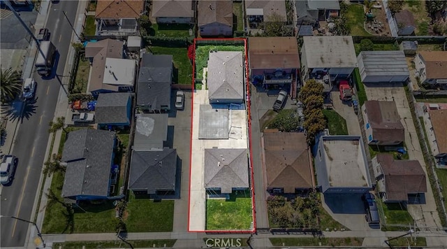 drone / aerial view featuring a residential view