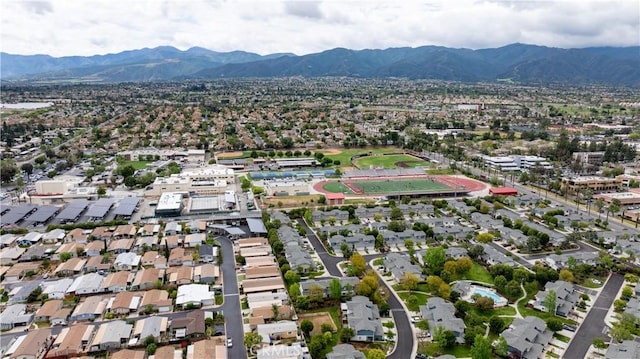 983 Elsa Ct Unit D, Corona, CA 92881 - bird's eye view with a mountain view