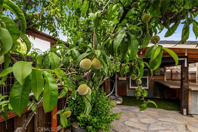 exterior space featuring fence