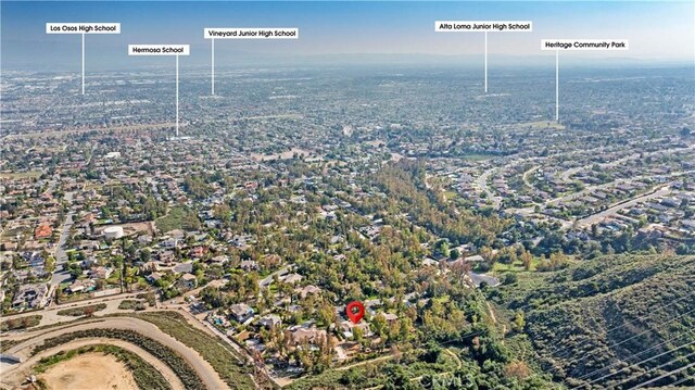 drone / aerial view