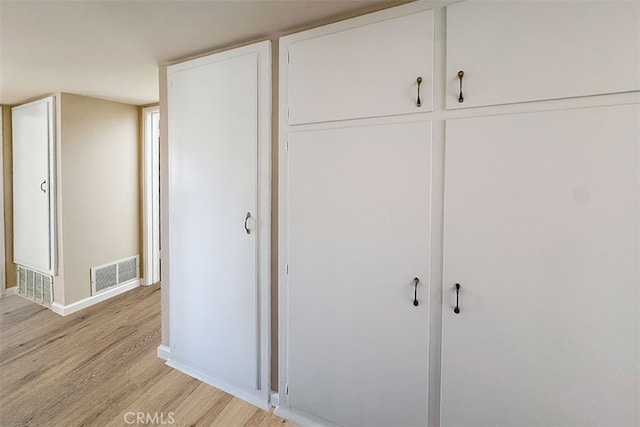 closet featuring visible vents