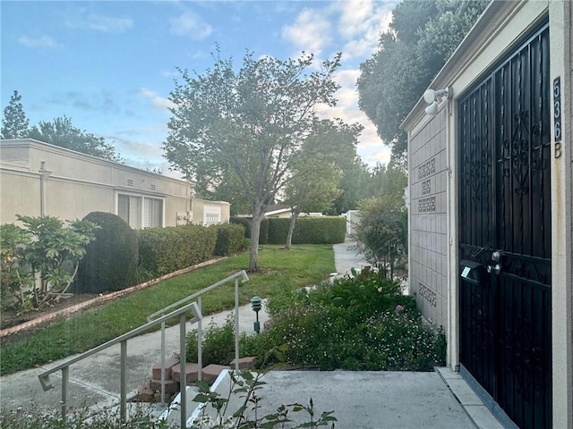 view of yard