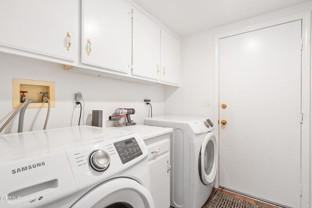 1144 Oriole Cir, Fillmore, CA 93015 - washroom featuring cabinet space and separate washer and dryer