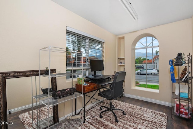 1144 Oriole Cir, Fillmore, CA 93015 - home office with wood finished floors and baseboards