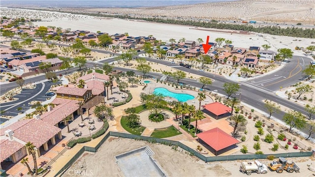 67960 Rio Vista Dr, Cathedral City, CA 92234 - drone / aerial view with a residential view