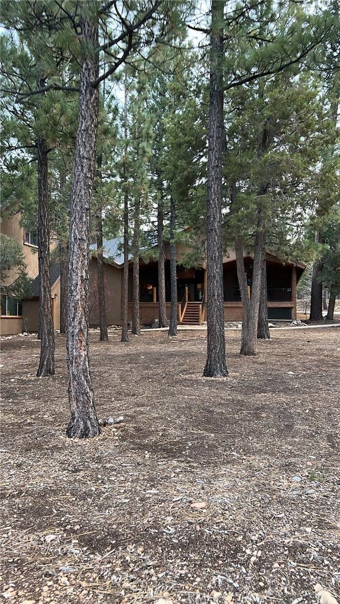 view of front of house with stucco siding