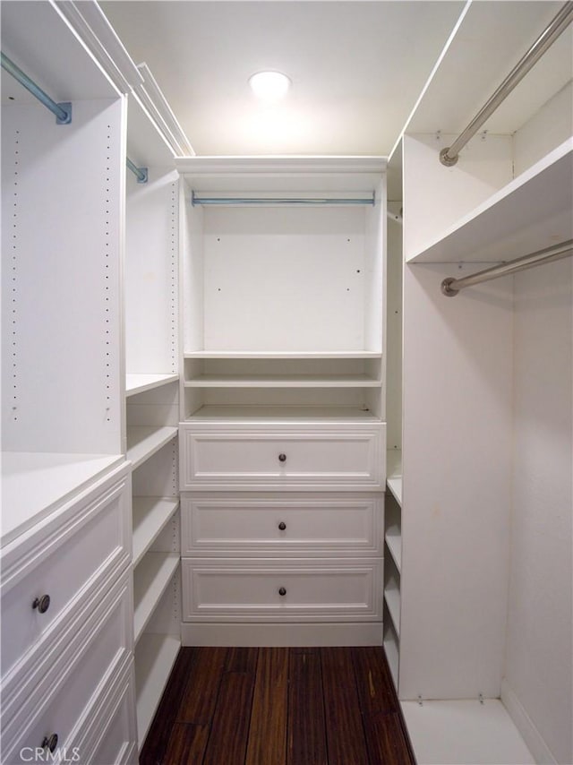 1446 Via Castilla, Palos Verdes Estates, CA 90274 - spacious closet featuring dark wood-style floors