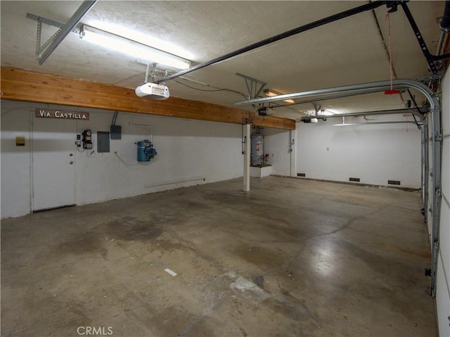 1446 Via Castilla, Palos Verdes Estates, CA 90274 - garage featuring secured water heater and a garage door opener