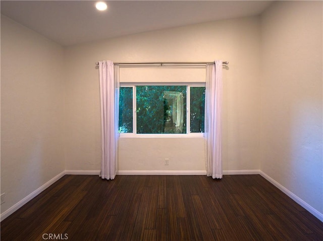 1446 Via Castilla, Palos Verdes Estates, CA 90274 - unfurnished room with dark wood-style flooring, baseboards, and recessed lighting