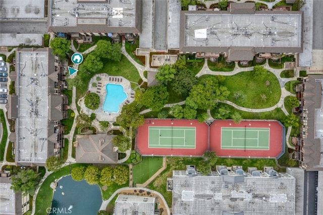 bird's eye view