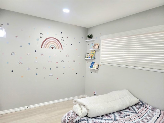 18214 Los Palacios Dr, Rowland Heights, CA 91748 - bedroom featuring light wood-style floors, recessed lighting, and baseboards