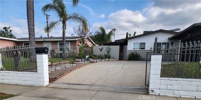 18214 Los Palacios Dr, Rowland Heights, CA 91748 - ranch-style house featuring a fenced front yard, stucco siding, and concrete driveway