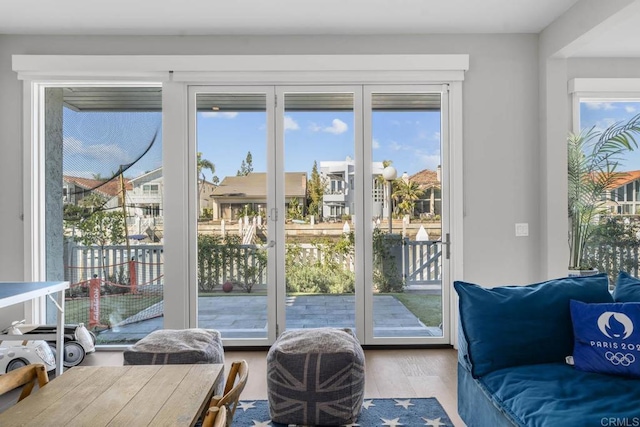 14 Buccaneer Way, Coronado, CA 92118 - doorway with wood finished floors and a wealth of natural light