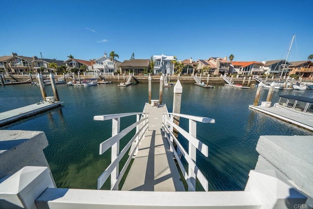 14 Buccaneer Way, Coronado, CA 92118 - dock area with a residential view and a water view
