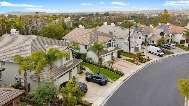 birds eye view of property featuring a residential view
