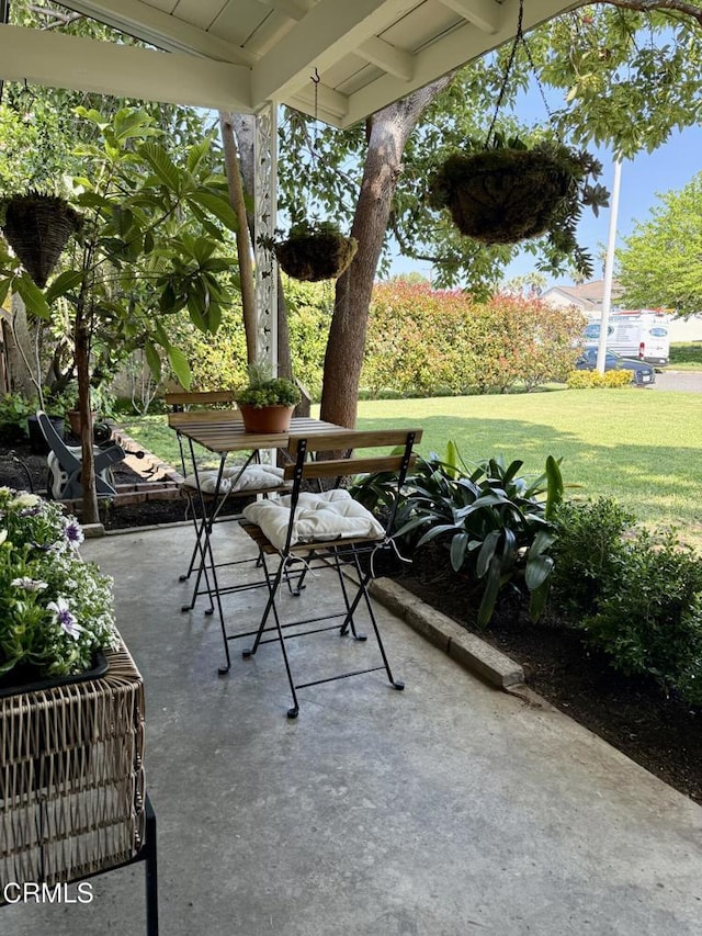view of patio
