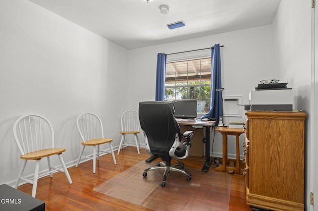 1213 Doris Ave, Oxnard, CA 93030 - home office featuring wood finished floors