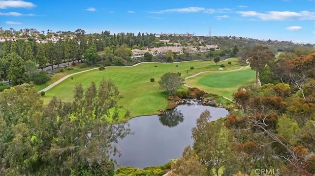 1616 Cormorant Dr, Carlsbad, CA 92011 - view of property location featuring a golf course, a large body of water, and a tree filled landscape