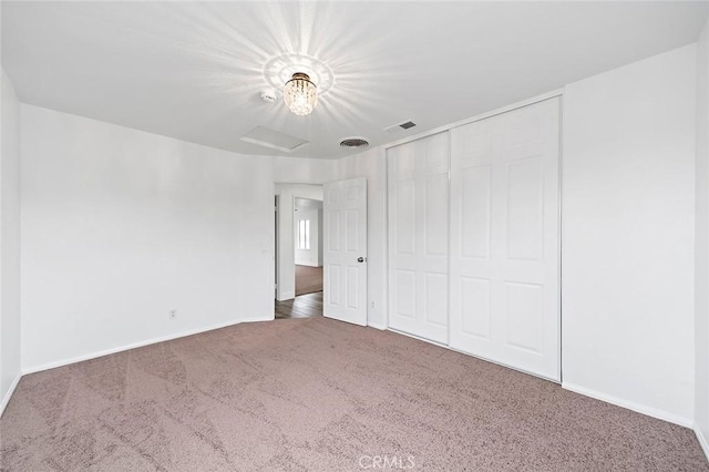 701 Black Oak Cir, Corona, CA 92881 - unfurnished bedroom with carpet floors, baseboards, and visible vents