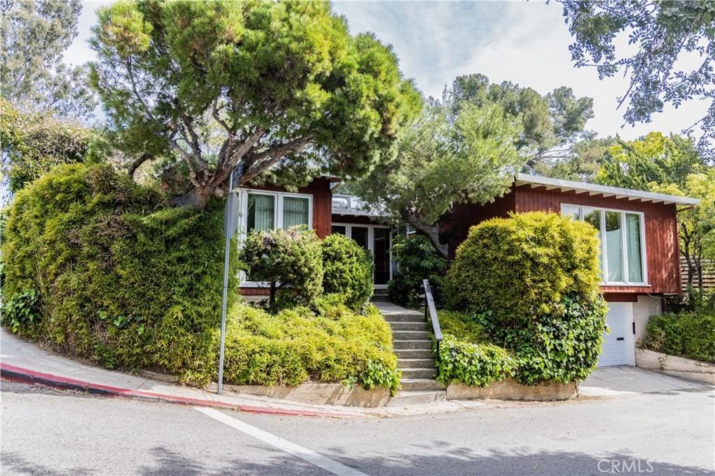 3288 Velma Dr, Los Angeles, CA 90068 - obstructed view of property with stairs