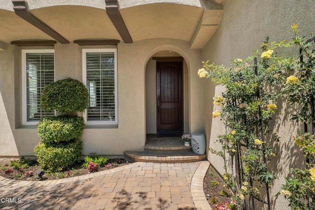 20752 Veneto Way, Porter Ranch, CA 91326 - entrance to property featuring stucco siding