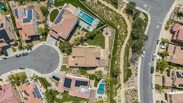 20752 Veneto Way, Porter Ranch, CA 91326 - aerial overview of property's location with a pool area