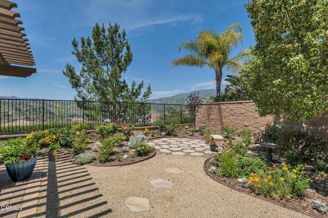 20752 Veneto Way, Porter Ranch, CA 91326 - view of yard with a mountain view and a patio area