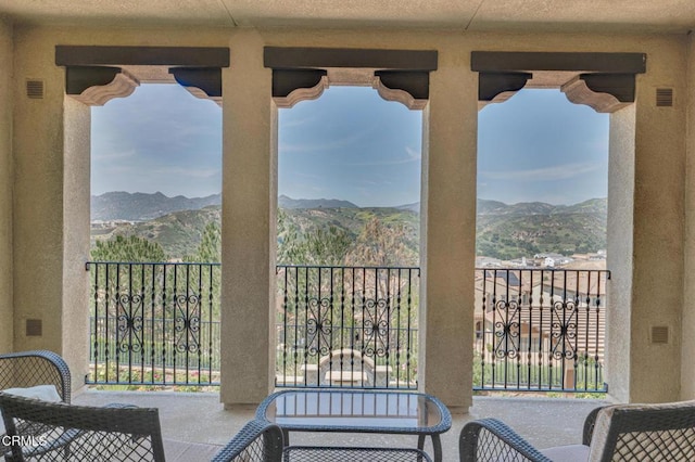 20752 Veneto Way, Porter Ranch, CA 91326 - balcony featuring a mountain view