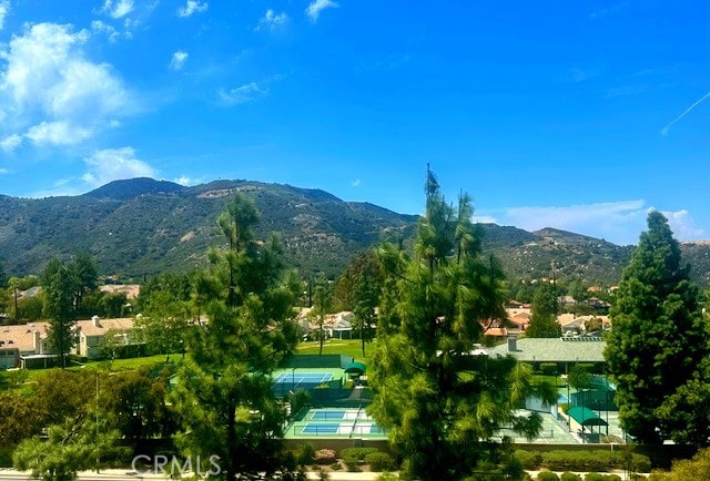 view of mountain feature