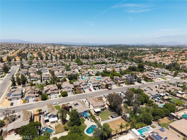 9334 Shamouti Dr, Riverside, CA 92508 - aerial view of property's location featuring nearby suburban area and mountains