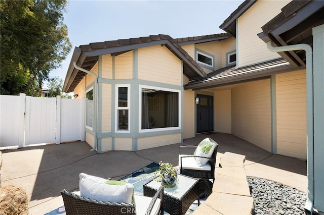 9334 Shamouti Dr, Riverside, CA 92508 - view of patio featuring outdoor lounge area