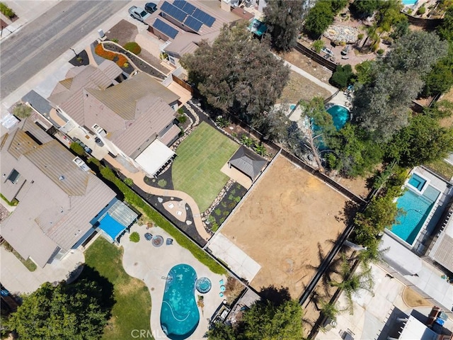 9334 Shamouti Dr, Riverside, CA 92508 - bird's eye view of a pool area