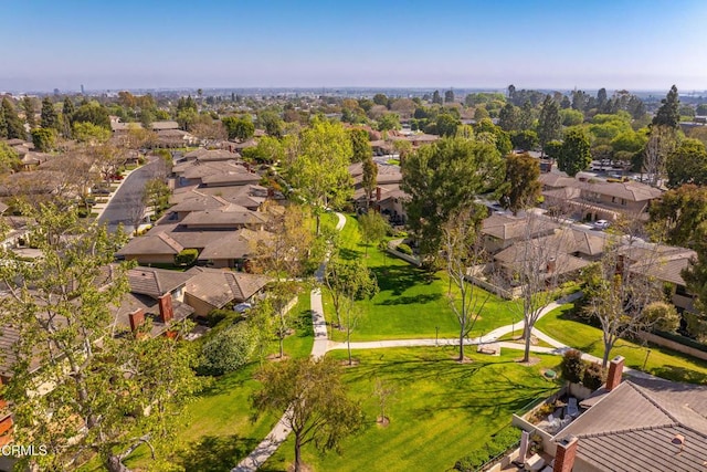 drone / aerial view featuring a residential view