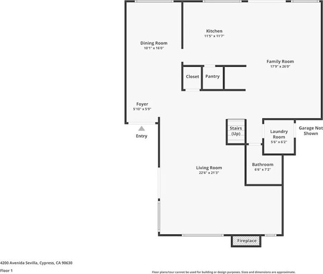 4200 Avenida Sevilla, Cypress, CA 90630 - room layout